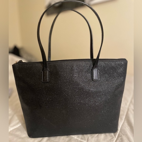 Kate Spade Black Glitter Bag - Picture 3 of 9